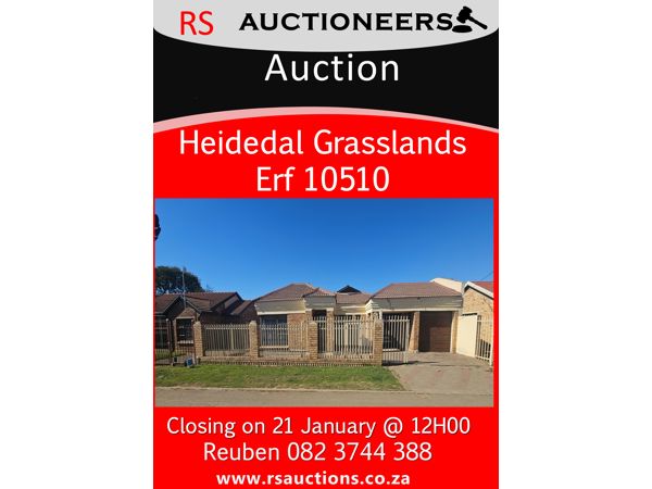 Bloemfontein Grasslands Heidedal erf 10510 21 Jan